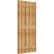 Ekena Millwork Spaced Board-n-Batten Shutters, Rough Sawn Western Red Cedar, 28 7/8W x 56H, PR RBS06S29X056RWR - alternate 4
